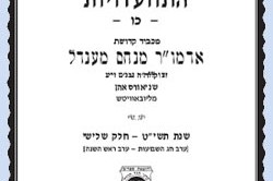 חדש על המדף: תורת מנחם כ