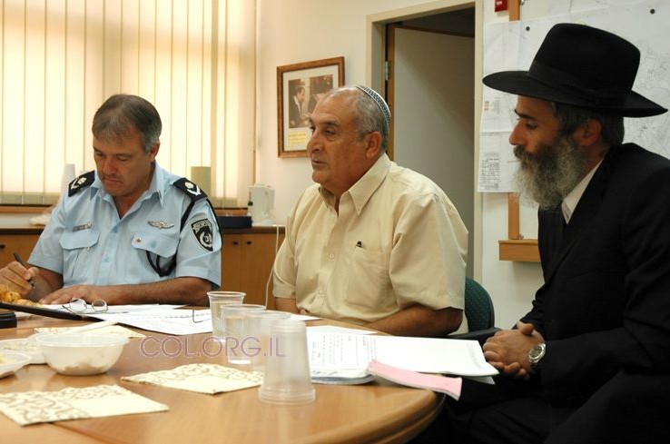 מפקד מחוז מרכז במשטרה ביקר בכפר-חב
