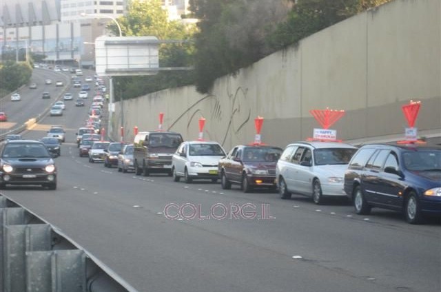 סידני: תהלוכת 100 רכבים סבבה ברחבי העיר 