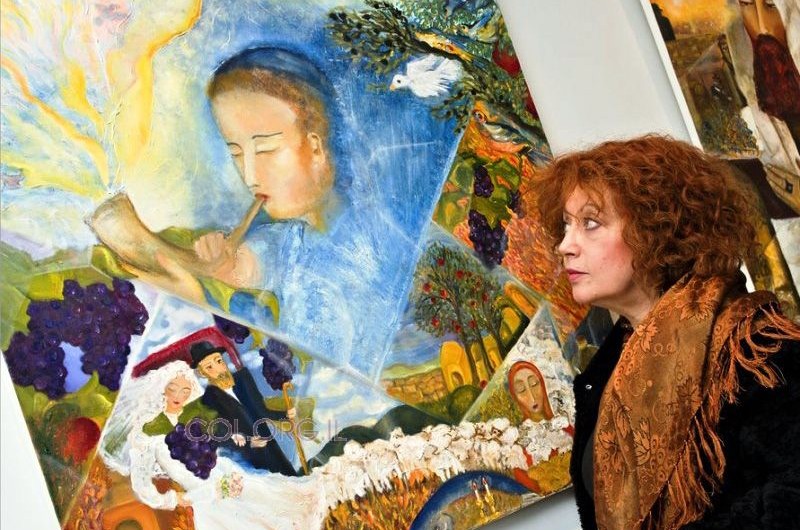 ציירת: כדאי להביא ילדים לצפות באמנות חסידית
