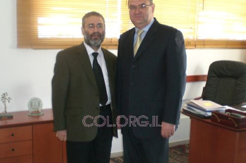 ציבין והשגריר האוקראיני נפגשו: הנשיא יבקר בישראל