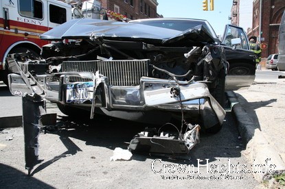 רכבו של הרבי היה מעורב בתאונה