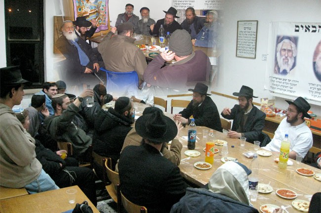 חברון: התוועדות בציון הרבנית מנוחה רחל ע
