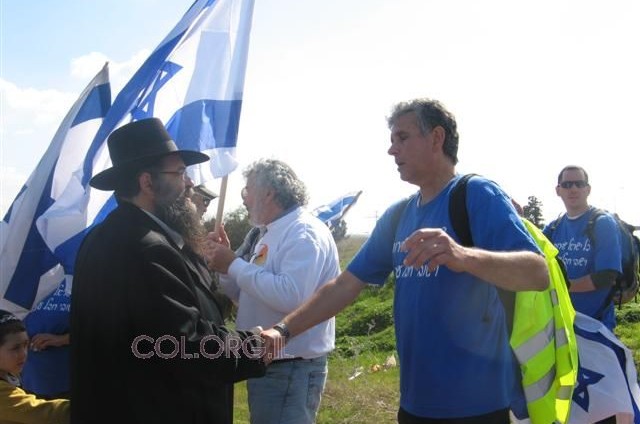 קבלת פנים חמה לצועד מקריית שמונה לשדרות