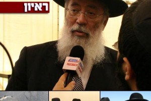 הרב עמאר ביקר באהל והעניק ראיון ל-COL ● וידאו