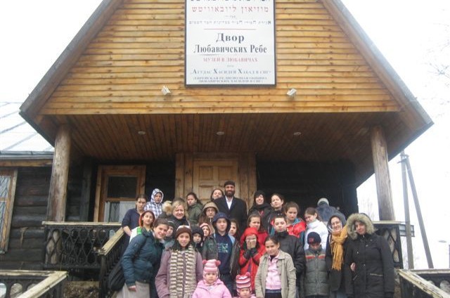 ילדי 'בית חיה' במוסקבה ביקרו בליובאוויטש
