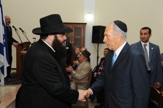 אזרבייג'אן: הנשיא פרס אורח הקהילה היהודית בבאקו