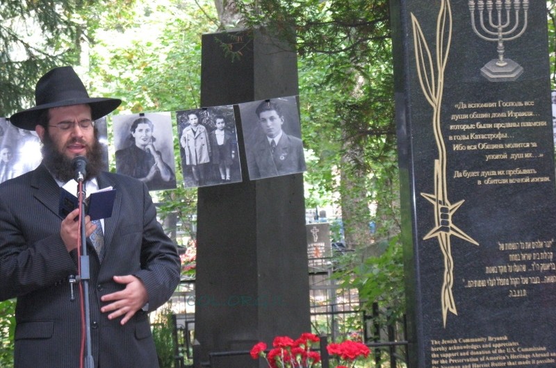 הוקמה מצבת זיכרון לקדושי השואה בבריאנסק