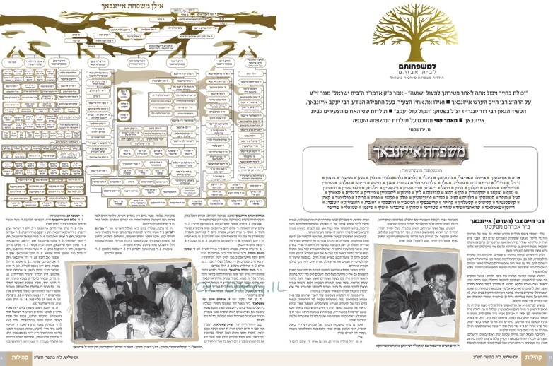 המבשר: תולדות משפחות אייזנבאך ומשפחות חב