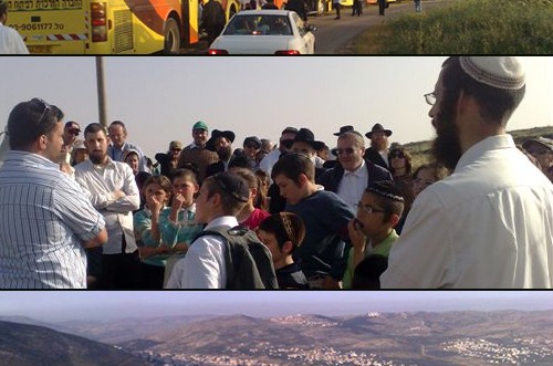 עם-ישראל מצביע ברגליים: אלפים מבקרים בשומרון ● תמונות