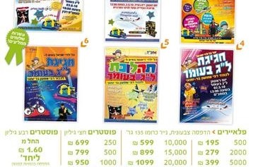 בשנה החמישית: עזרה לשלוחים בפרסום התהלוכות (פ)