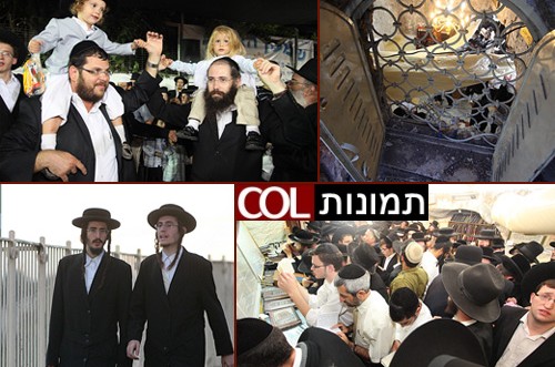 המונים בהילולת התנא שמעון הצדיק זי