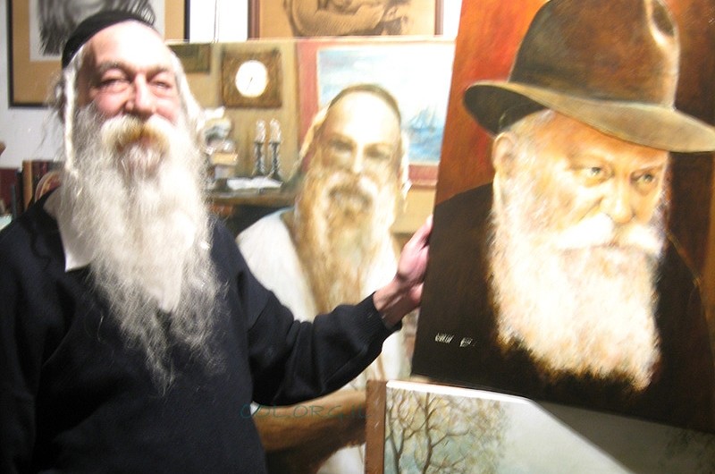 יורם לוקוב, מקורב לגור, גר בשיינקין, צייר את הרבי ● מיוחד
