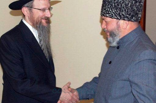 הפתעה ברוסיה: המופתי הראשי בפגישה נדירה עם הרב לאזר