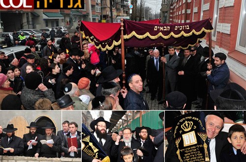 ב' ניסן ברוסטוב: הוכנס ספר תורה לבית הכנסת ● גלריה