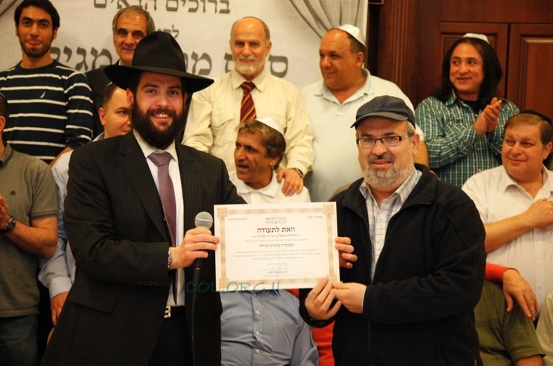 הונגריה: הקהילה הישראלית חגגה סיום מסכת מגילה