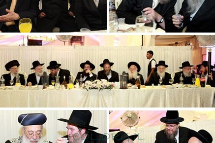 הרבנים הראשיים בחתונת ברוד-פרידמן ● גלריה
