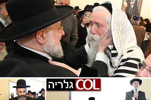 הרבנים הבכירים בישראל בשמחת בנימין ליפקין ● גלריה