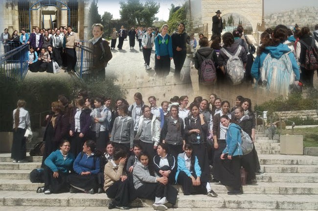 תלמידות בית חנה בירושלים יצאו לסיור בחברון 