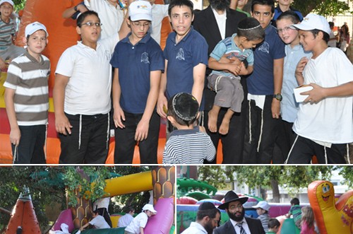 תלמידי 'אהלי מנחם' בתל אביב נהנו ב'הפנינג קיץ ענק' 