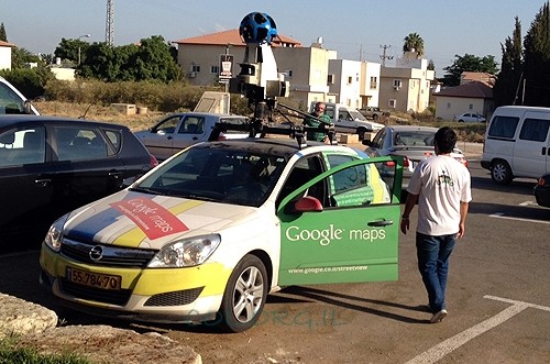 רכב הצילום של 'גוגל' תיעד את רחובות כפר-חב