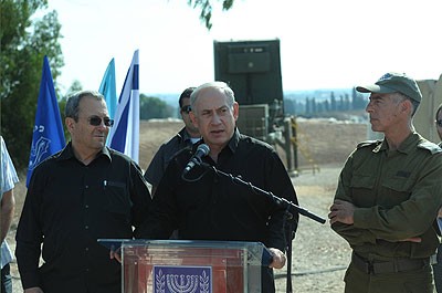 נתניהו ביקר ב'כיפת ברזל': 