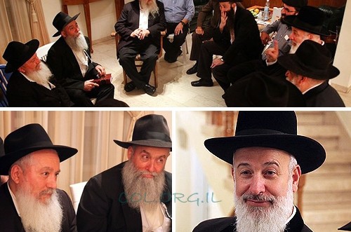 הרב הראשי לישראל ניחם את משפחת רסקין ● תמונות 