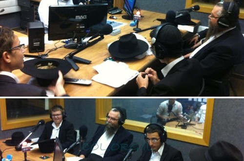 סיום מסכת ברדיו עם מסיימי אהלי תורה כפר חב