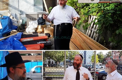 הוקמה סוכת האורחים; הרב לוין קיים ביקור ● צפו בתמונות 