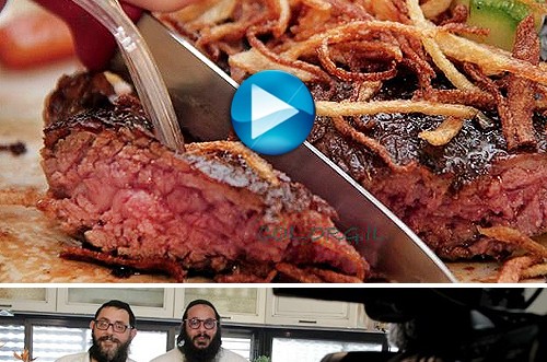 סטייק אנטריקוט בציפוי קפה > מטבחב