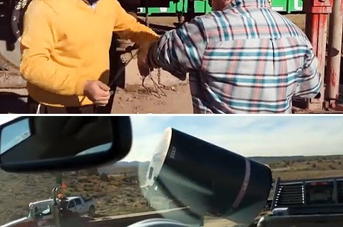 תיעוד מרגש: בר-מצווה בשדה נפט בטקסס ● צפו בוידאו 