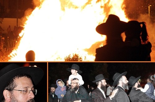 המדורה שהאירה את אלעד ● צפו בגלריית ענק