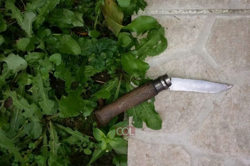 ״מצאתי סכין ליד הבית. המשטרה מסרבת לבוא״