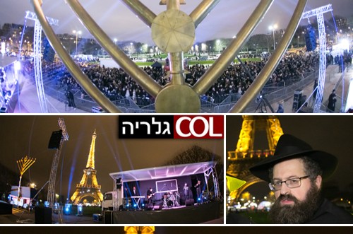 למרגלות האייפל הצרפתי: מעמד הדלקה עוצמתי ● תיעוד ענק