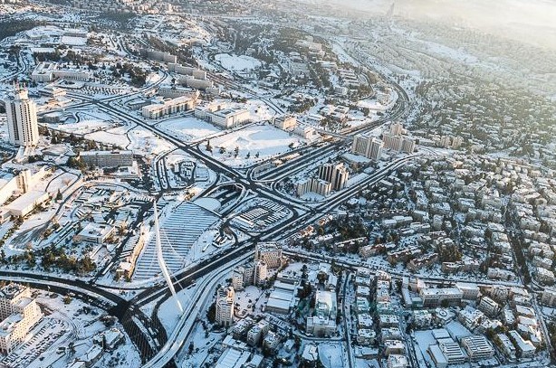 התחזית להשבוע: סוער וקר; השלג כבר כיסה את החרמון