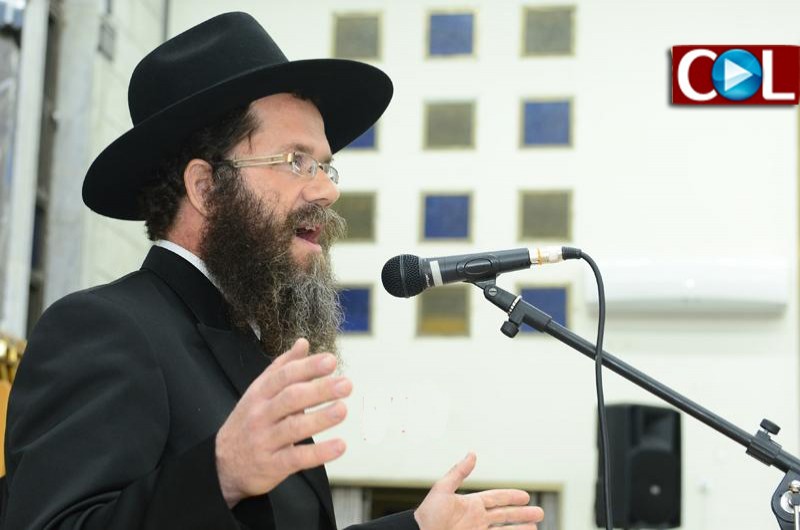הנאום הראשון והמדובר של הרב אשכנזי ● צפו בוידאו הנאום הראשון והמדובר של הרב אשכנזי ● צפו בוידאו