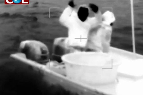 תיעוד מיוחד: צפו בחיל הים מסכל ניסיון להבריח אמל