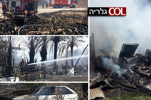 16 צוותים גוייסו לכיבוי שריפת ענק סמוך לכפר-חב