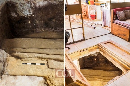 סוד בן 2000 שנה מתחת לרצפת סלון בירושלים 