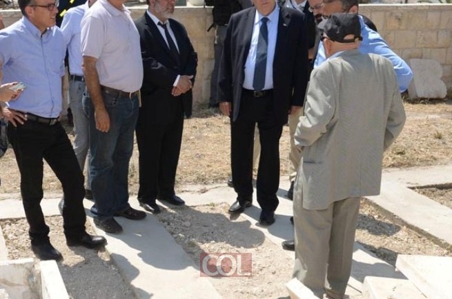 נשיא המדינה בהר הזיתים: 