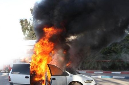 שש מכוניות של פעילי טרור בעזה התפוצצו 