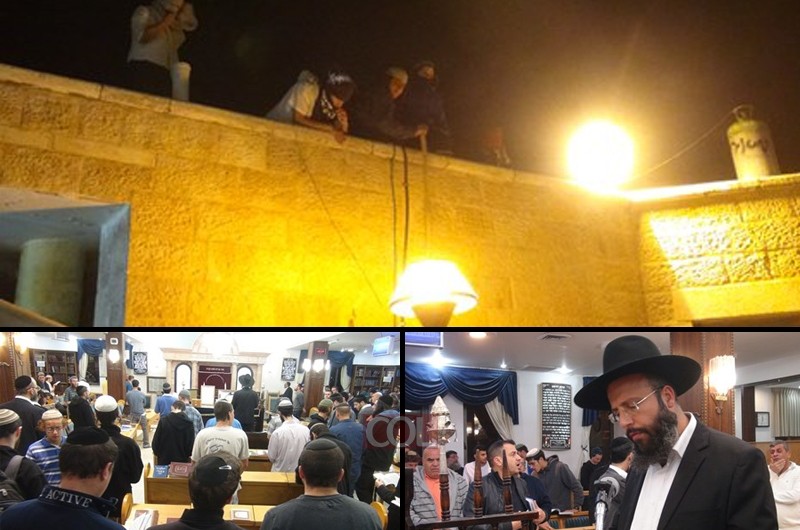 מאבק על בית הכנסת בגבעת זאב; מתפללים התבצרו
