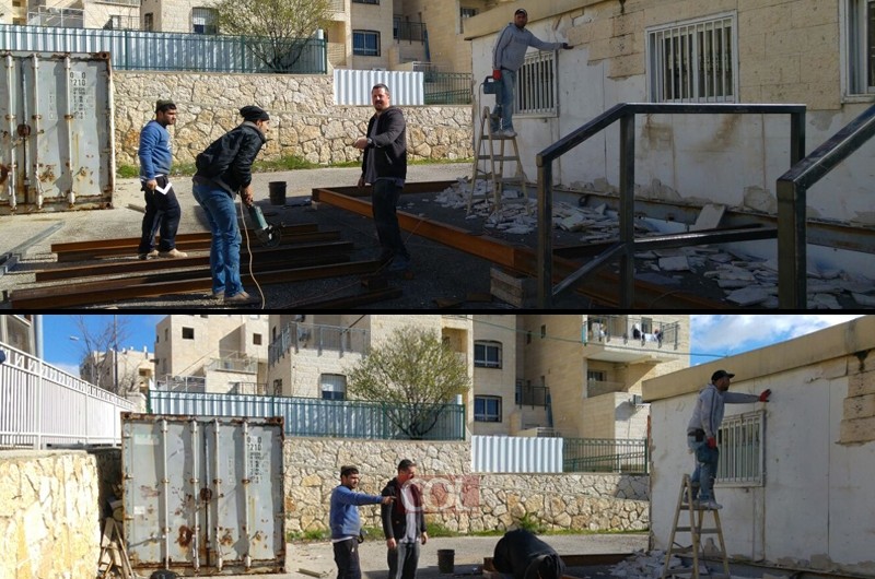 מתרחבים: החלו עבודות להרחבת ביהכנ