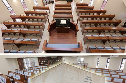 תיעוד מרהיב: הצצה לבית-הכנסת המפואר של חב