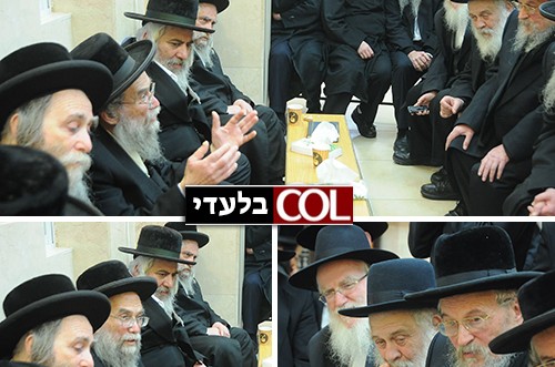 ביום הראשון לניחום אבלים: משלחת מיוחדת של רבני חב ביום הראשון לניחום אבלים: משלחת מיוחדת של רבני חב