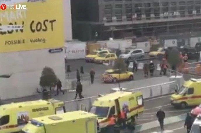 הרוגים ופצועים במתקפת טרור רצחנית בנמל התעופה בבריסל