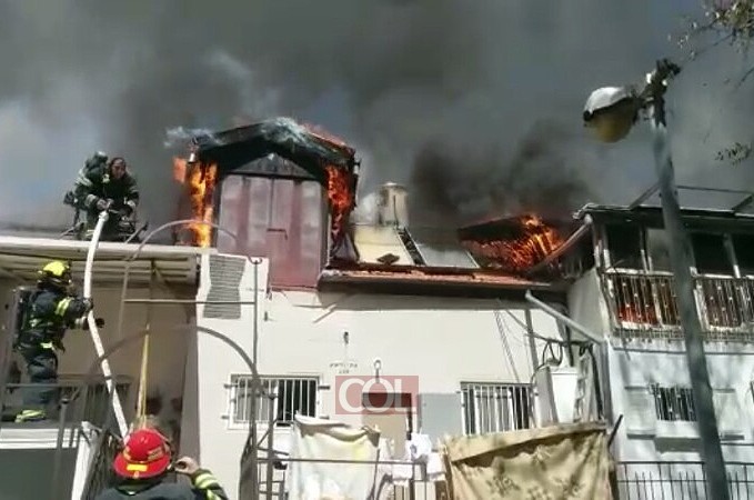 שריפה בבניין מגורים בירושלים; יש נפגעים