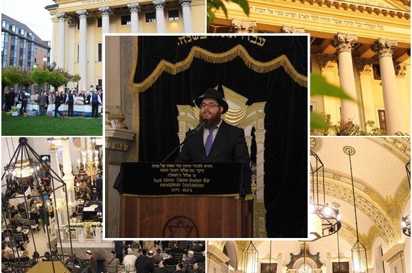 בודפשט: חגיגת פתיחת בית הכנסת המחודש של חב