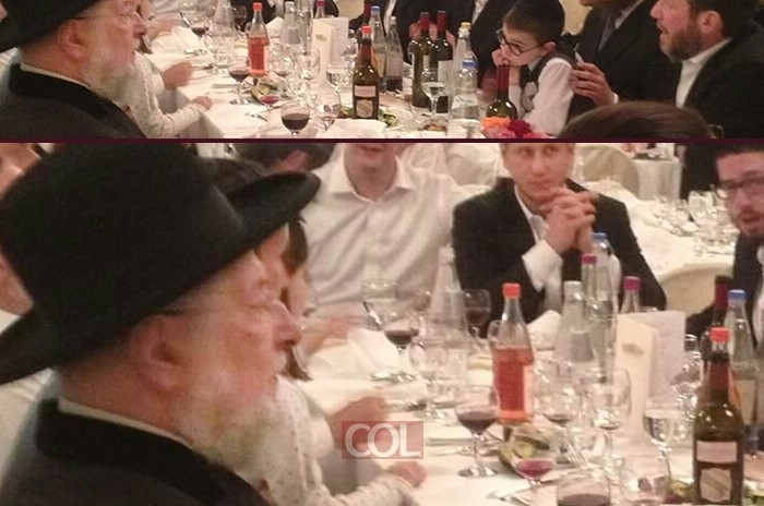 הרב ישראל-מאיר לאו השתתף בסעודת משיח באיטליה