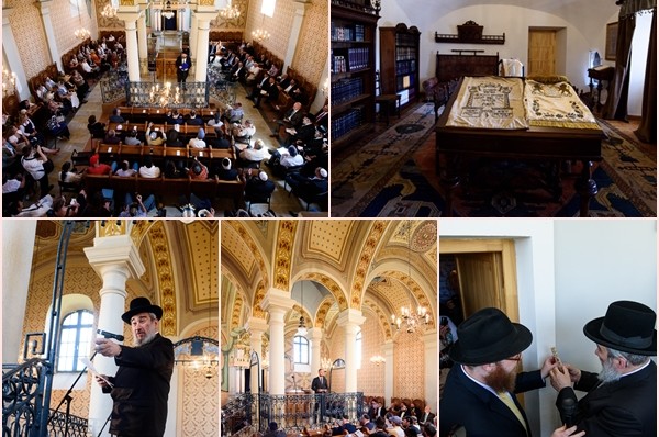 הונגריה: חנוכת הבית לבית הכנסת ובית הישיבה ● גלריה  